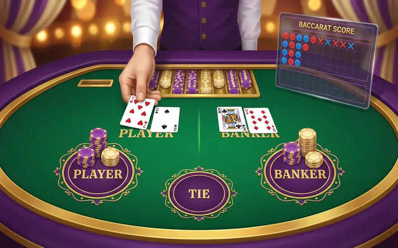 Tutorial de Bacará - Como Jogar no 166bet